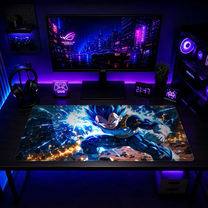 Mousepad Anime Dragon Ball Vegeta Blue XL 2