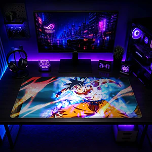 Mousepad XL Dragon Ball Goku Ultra Instinto Premium