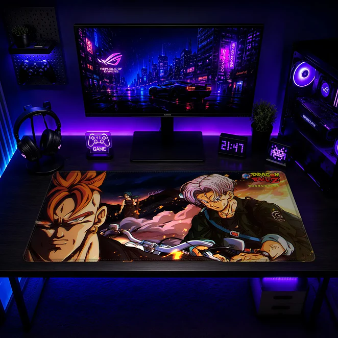 Mousepad Anime Dragon Ball Trunks y Androide 16 Formato XXL 2