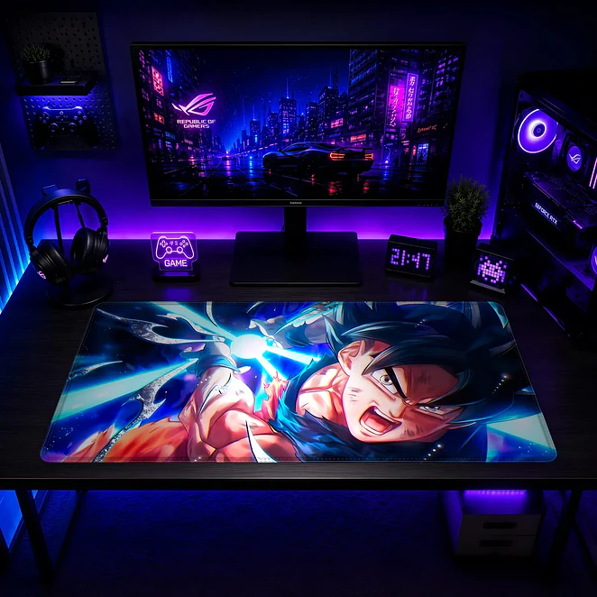 Mousepad Anime Dragon Ball Goku Kamehameha UI XL 2