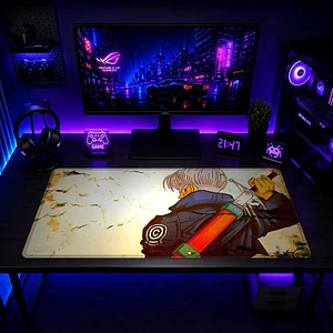 Mousepad Dragon Ball Trunks Espada Waterproof