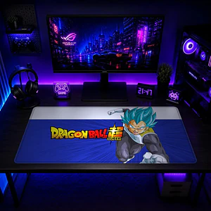 Mousepad Dragon Ball Vegeta Blue Super Waterproof