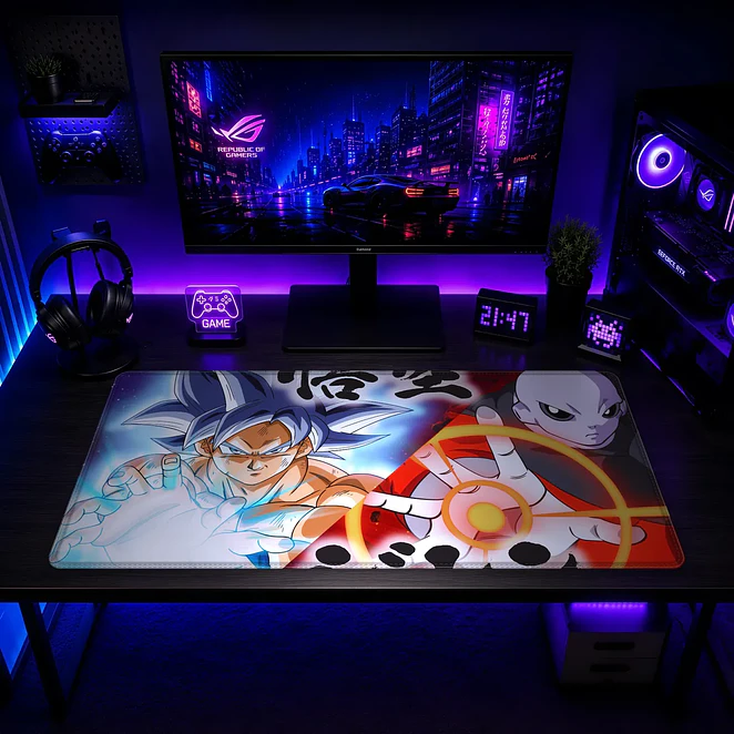 Mousepad Gamer Dragon Ball Goku vs Jiren Formato XXL 2