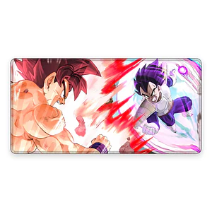 Mousepad XL Dragon Ball Goku vs Vegeta Premium