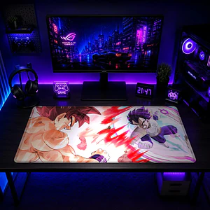 Mousepad XL Dragon Ball Goku vs Vegeta Premium
