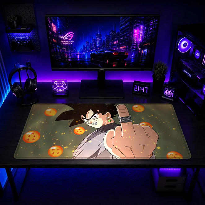 Mousepad Dragon Ball Goku Black Provocacion Waterproof 2