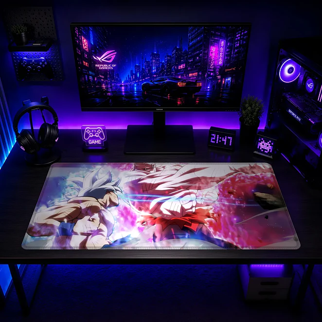 Mousepad XL Dragon Ball Goku y  Jiren Batalla Premium 2