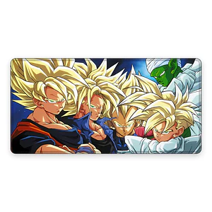 Mousepad Gamer Dragon Ball Z Guerreros Z Formato XXL