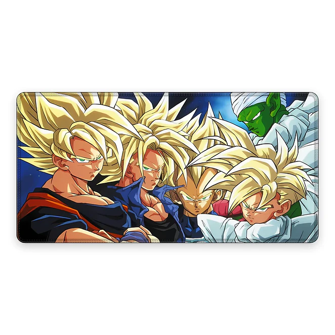Mousepad Gamer Dragon Ball Z Guerreros Z Formato XXL 1