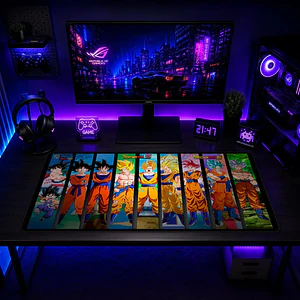 Mousepad Gamer Dragon Ball Goku Evolucion Formato XXL