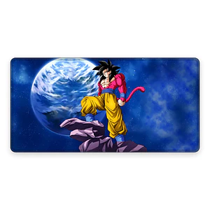 Mousepad Dragon Ball Goku SSJ4 Espacio Waterproof