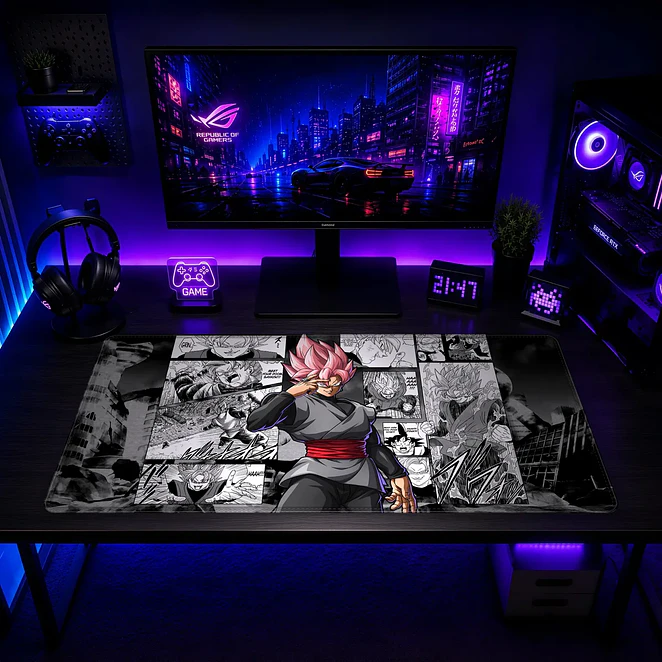 Mousepad Anime Dragon Ball Goku Black Manga XL 2