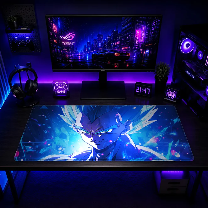 Mousepad Gamer Dragon Ball Vegeta Ultra Ego Formato XXL 2