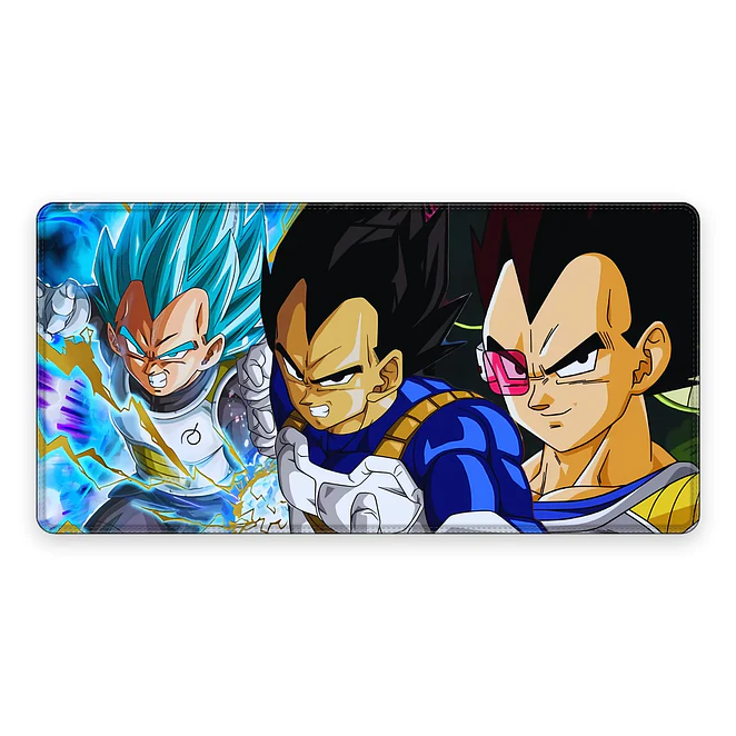 Mousepad XL Dragon Ball Vegeta Evolucion Premium 1