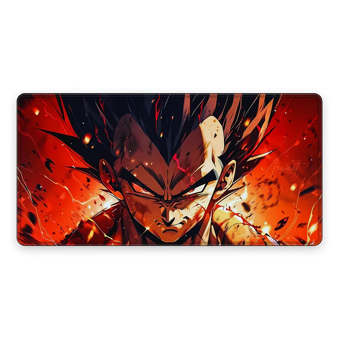 Mousepad Dragon Ball Vegeta Ira Waterproof 1