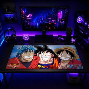 Mousepad Gamer Dragon Ball Goku Toriko Luffy Formato XXL