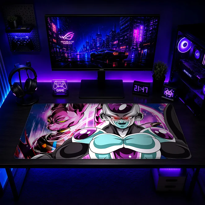 Mousepad XL Dragon Ball Freezer Black vs Bills Premium 2