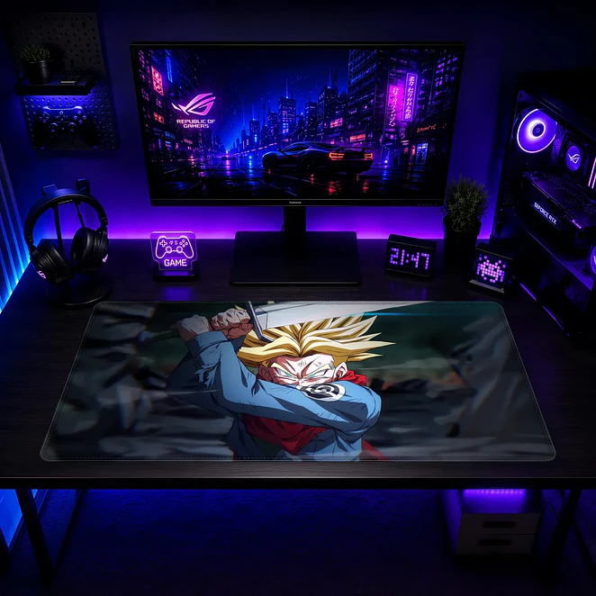 Mousepad Anime Dragon Ball Trunks Combate XL 2
