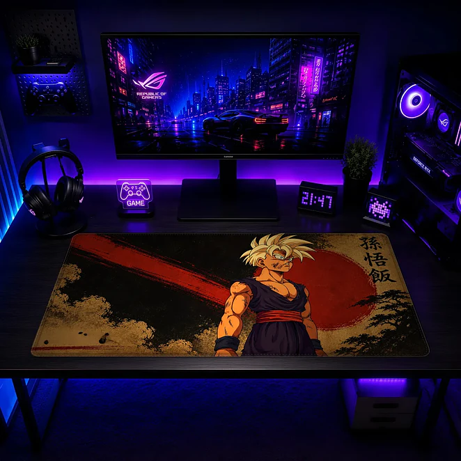 Mousepad Gamer Dragon Ball Z Gohan Despierta su Ki 2