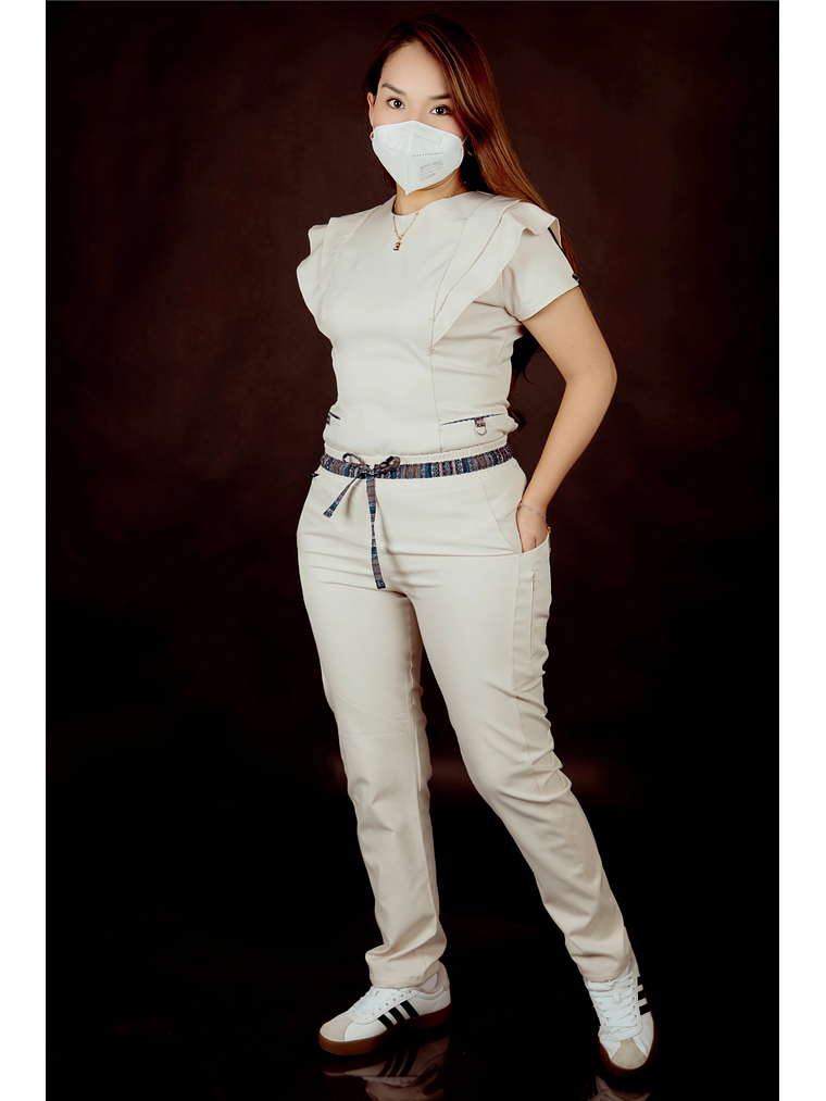 SCRUB PILLPINTU BEIGE 1