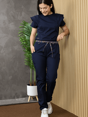 SCRUB PILLPINTU AZUL NOCHE