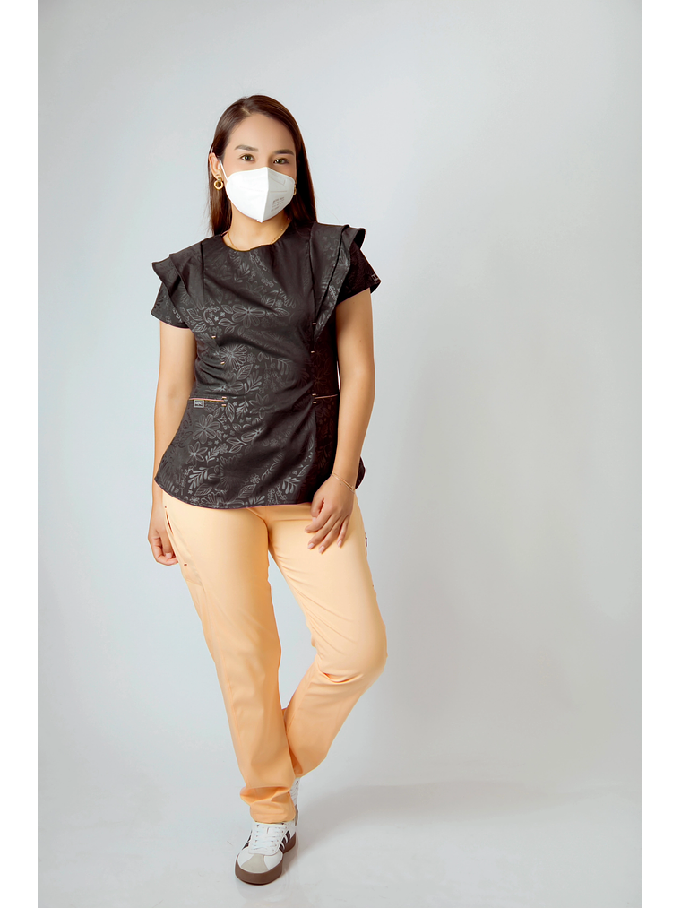 SCRUB PILLPINTU NEGRO/PEACH 2