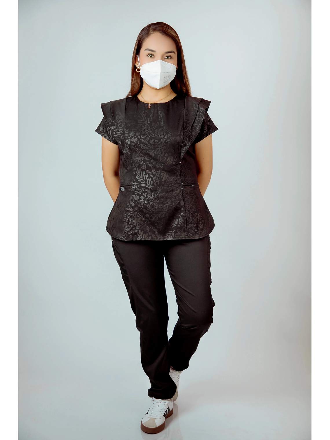 SCRUB PILLPINTU NEGRO/NEGRO 2