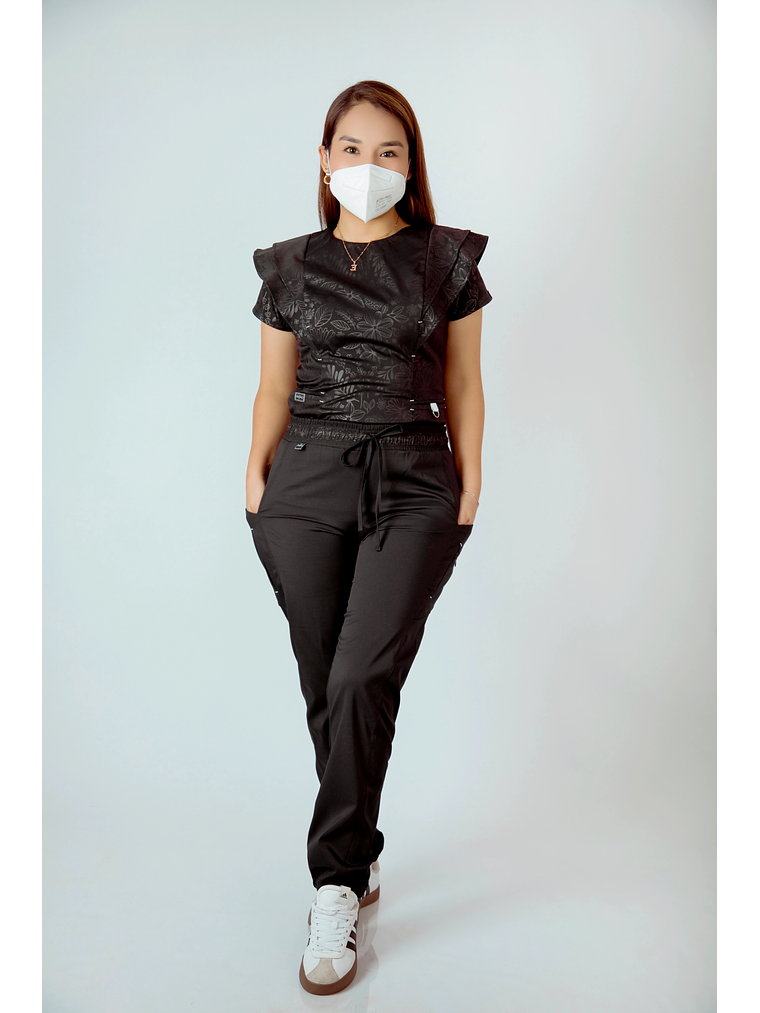 SCRUB PILLPINTU NEGRO/NEGRO 3