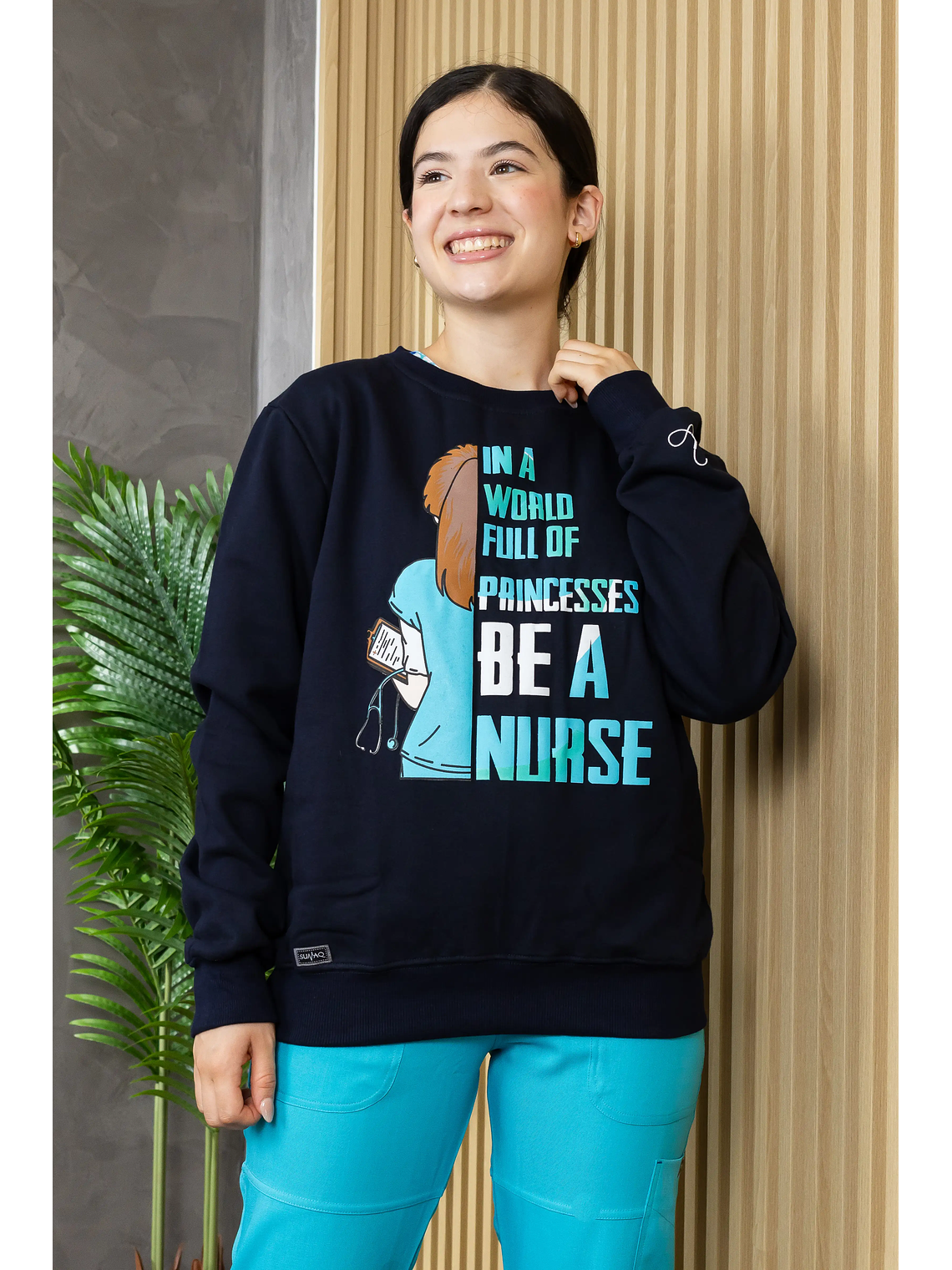 POLERA AZUL NOCHE AYLLU 1