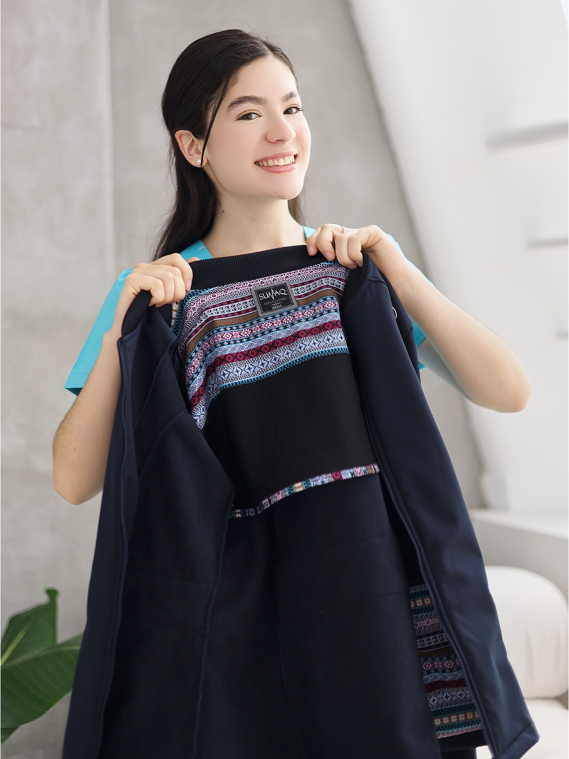 CASACA SISA AZUL NOCHE 3