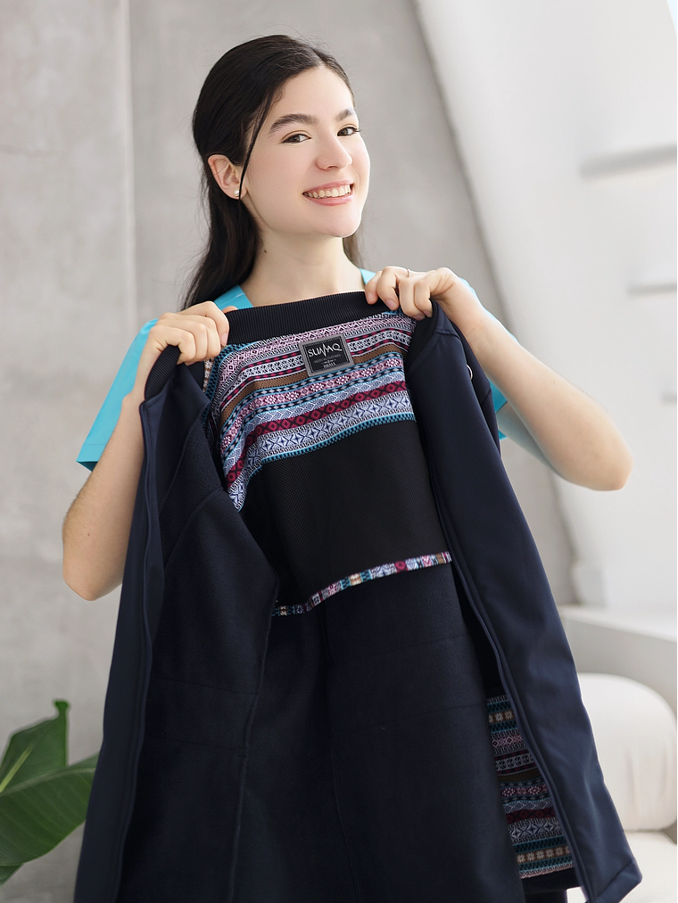 CASACA SISA AZUL NOCHE 3