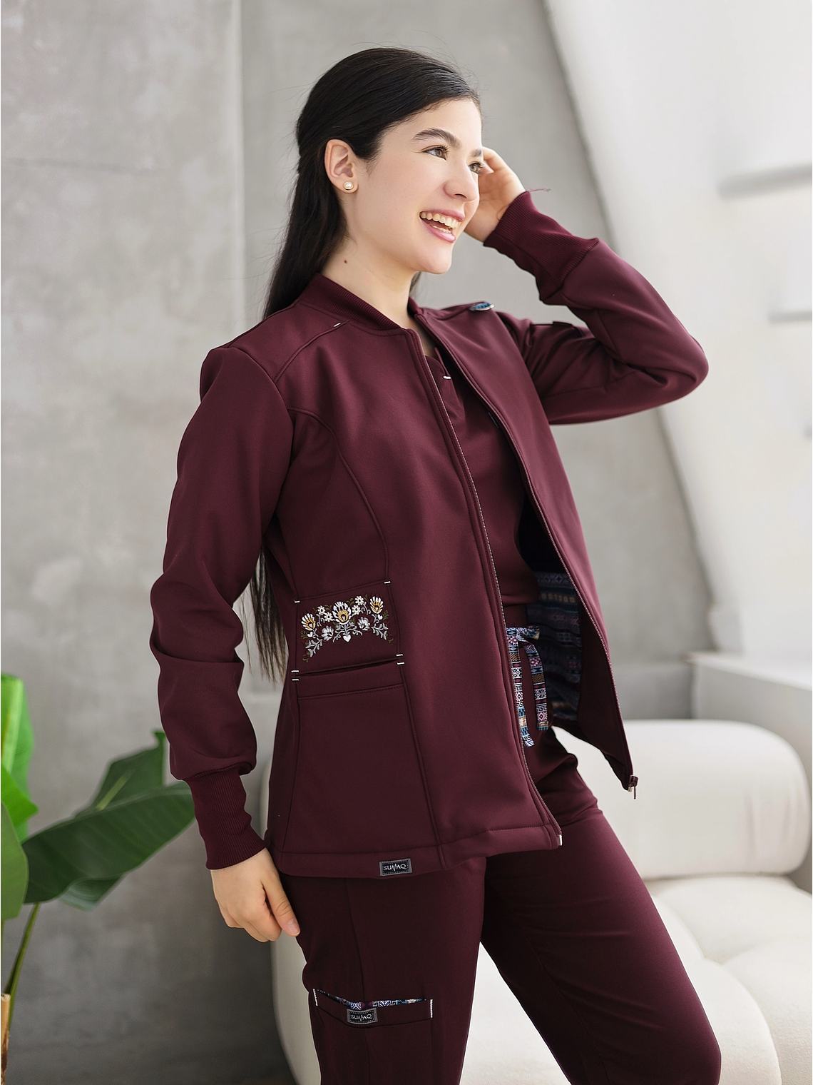 CASACA SISA GUINDA 1