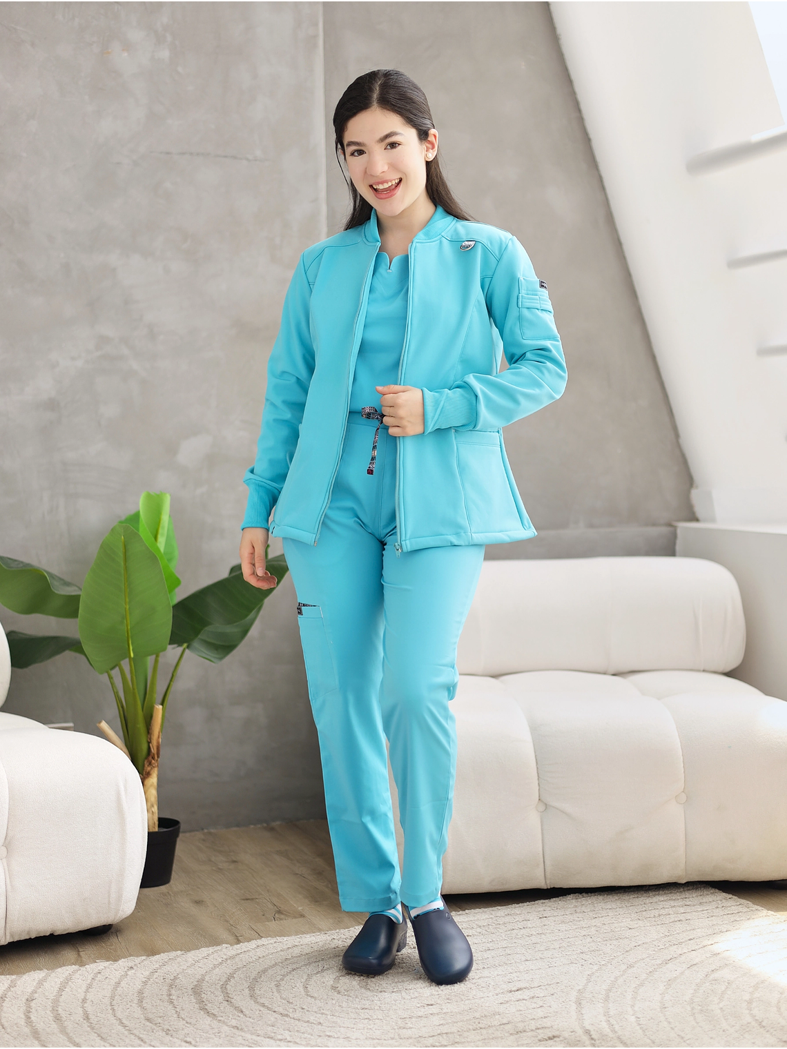 CASACA SISA TURQUESA 1