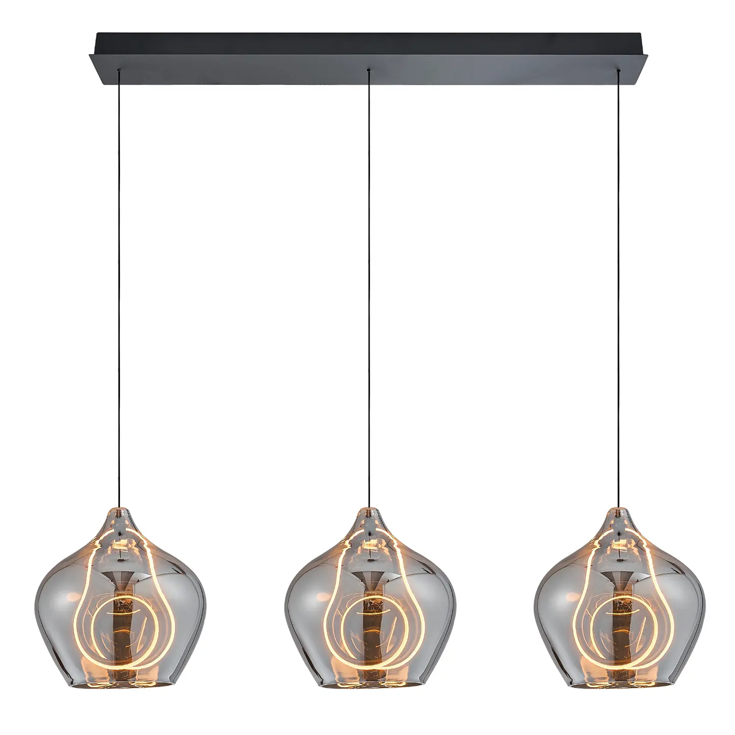 Lámpara Decorativa Colgante, 30W, Tres Tonos, Pear C2, LUCERNA 1