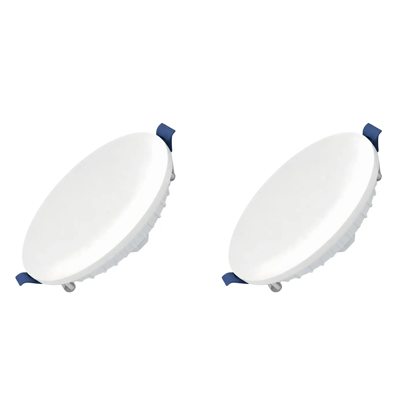 2 Pack Panel Empotrable Redondo 3.5″, 12W, 6500K, MaxiLumen, LUCERNA 1