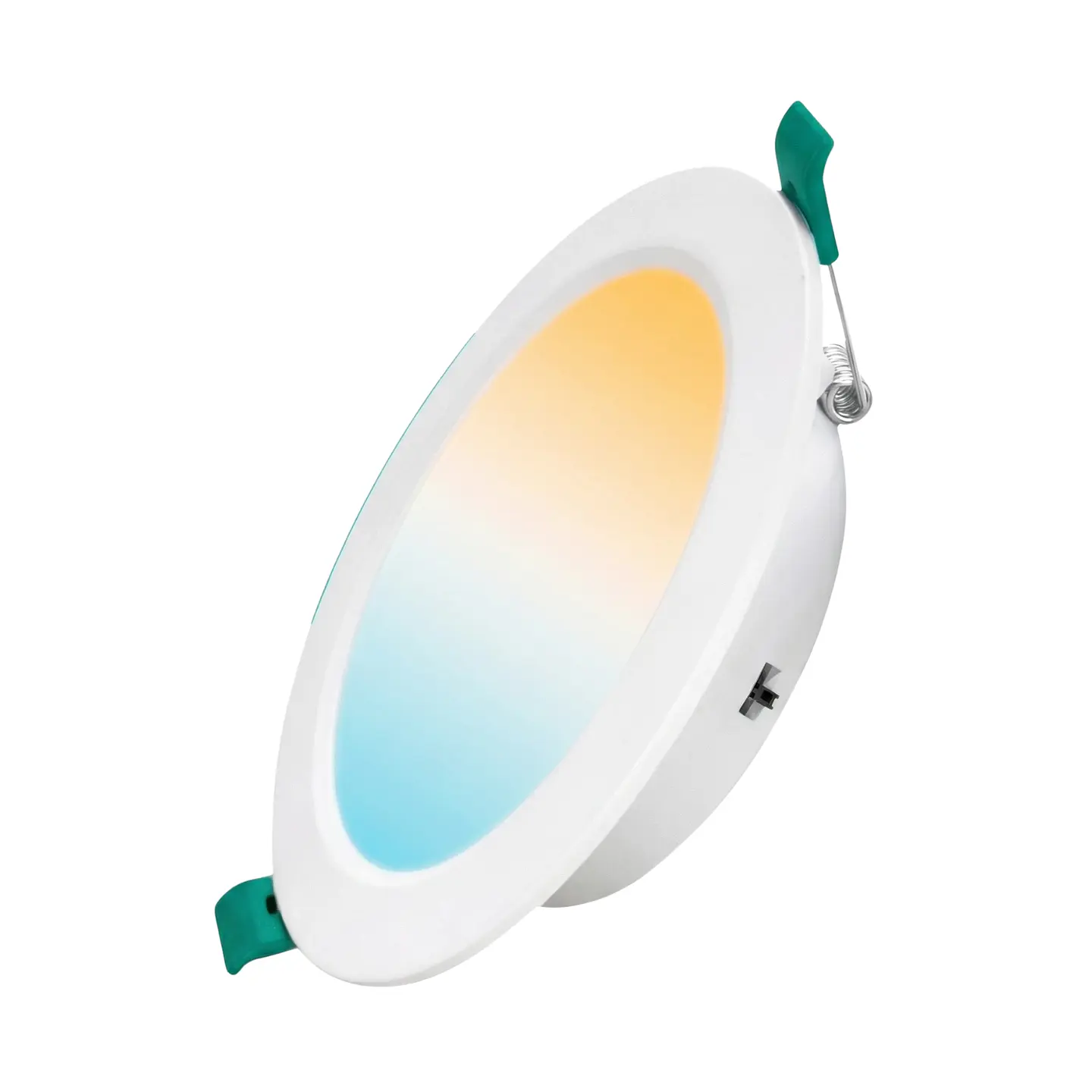 Panel Empotrable Redondo 8″, 20W, Tres Tonos, CompactLumen, LUCERNA 1