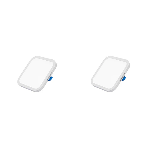 2 Pack Panel Empotrable Cuadrado 3″, 8W, 6500K, High Lumen, LUCERNA
