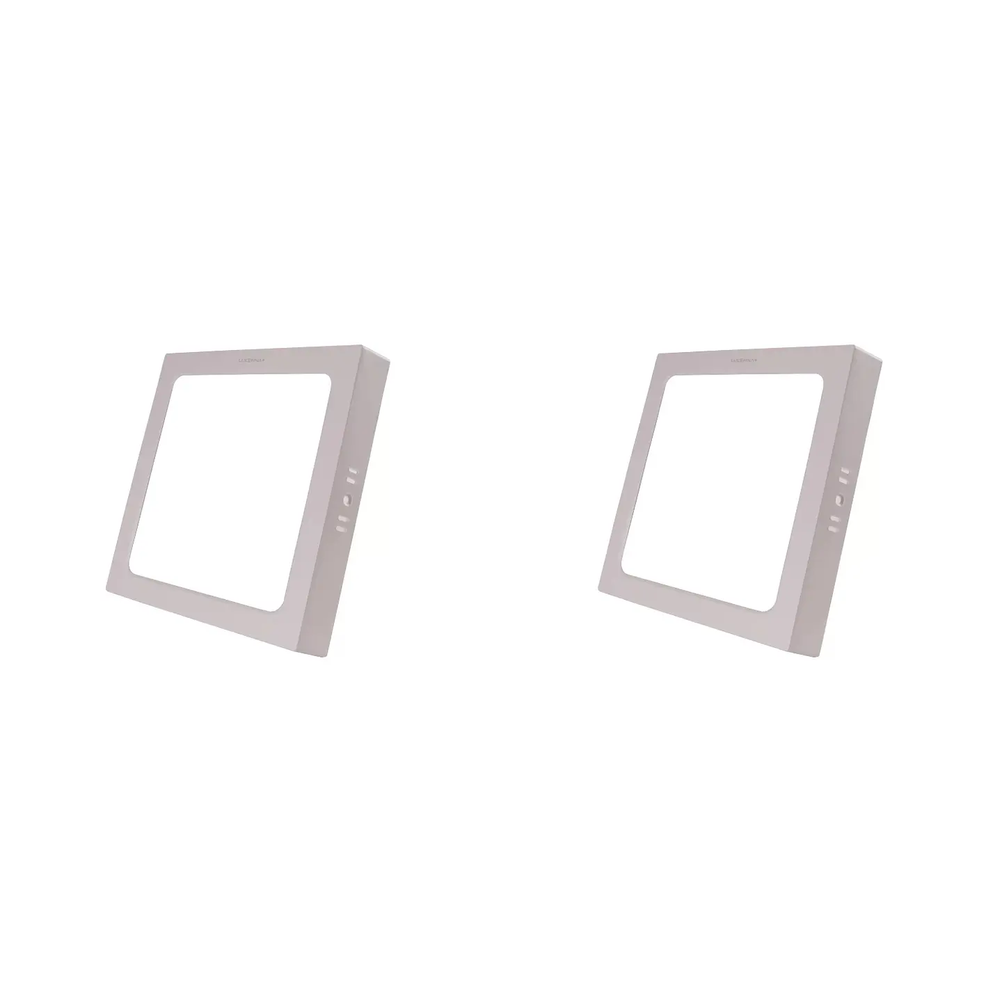 2 Pack Panel Superficial Cuadrado 6″, 12W, 6500K, Línea Clásica, LUCERNA 1