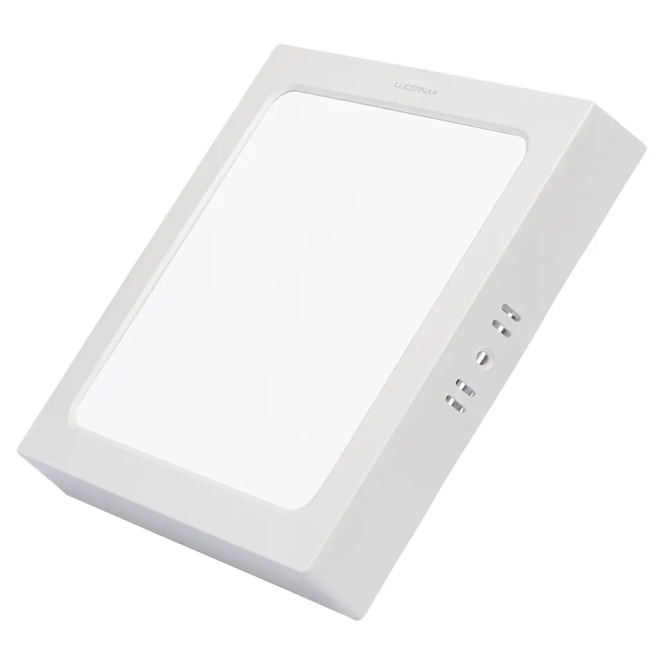 Panel DOB Superficial Cuadrado 8″, 18W, 6500K, Compact Lumen, LUCERNA 1