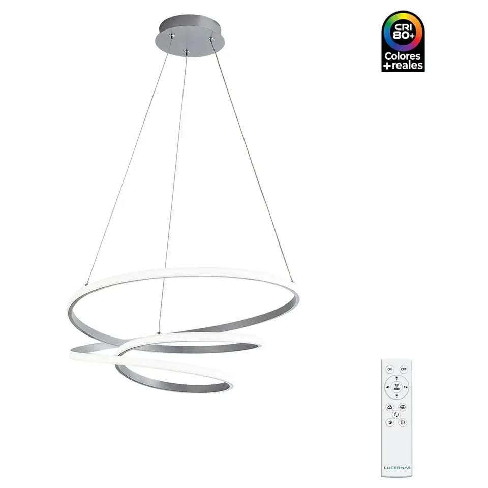 Lámpara Decorativa Colgante, 40W, Tres Tonos, Atom C, LUCERNA 1