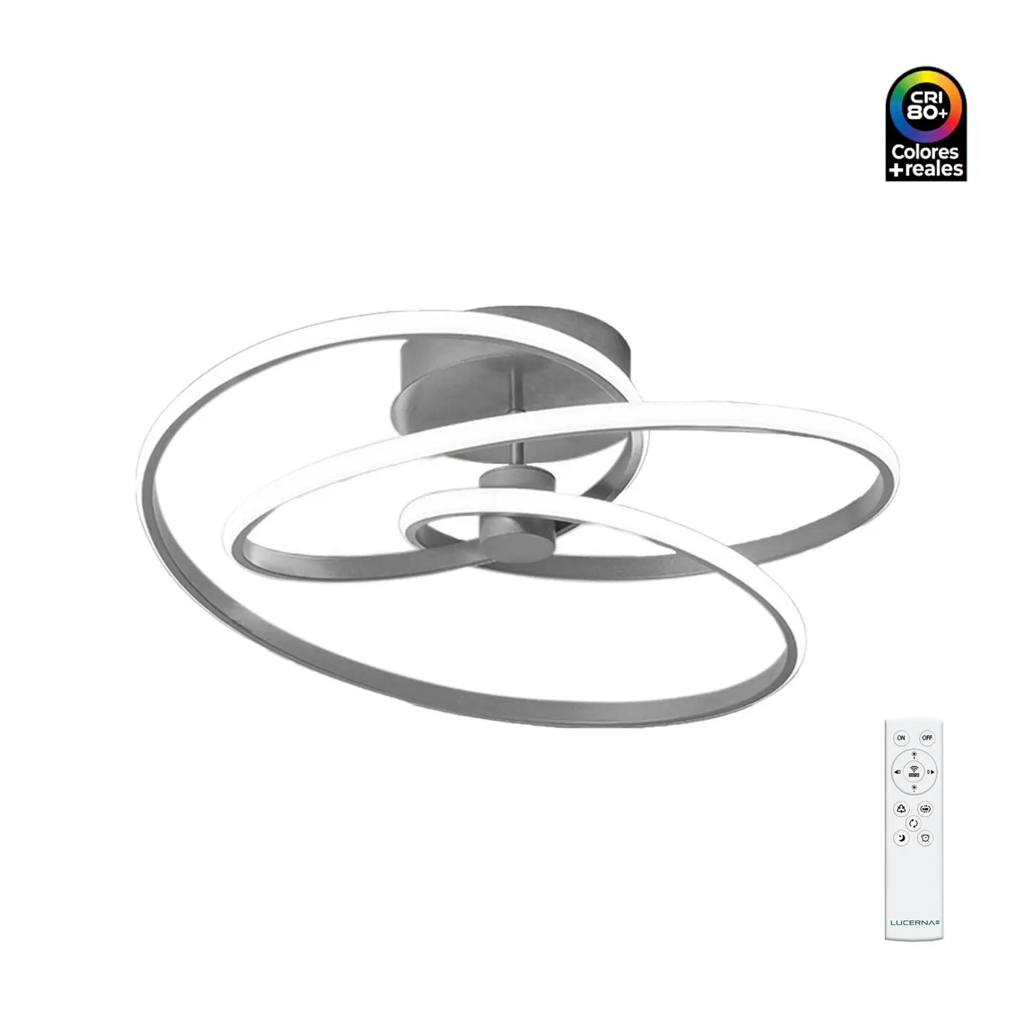 Lámpara Decorativa de Techo, 40W, Tres Tonos, Atom, LUCERNA 1