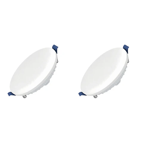 2 Pack Panel Empotrable Redondo 2.5″, 9W, 6500K, MaxiLumen, LUCERNA