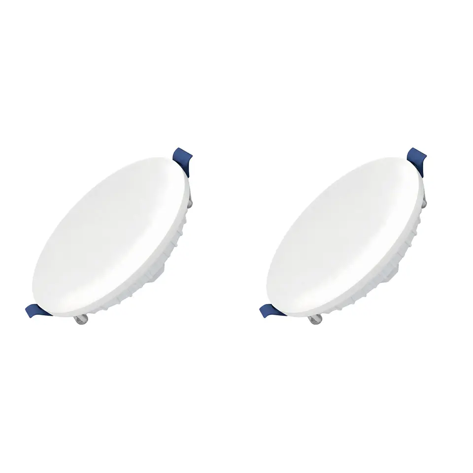 2 Pack Panel Empotrable Redondo 2.5″, 9W, 6500K, MaxiLumen, LUCERNA 1