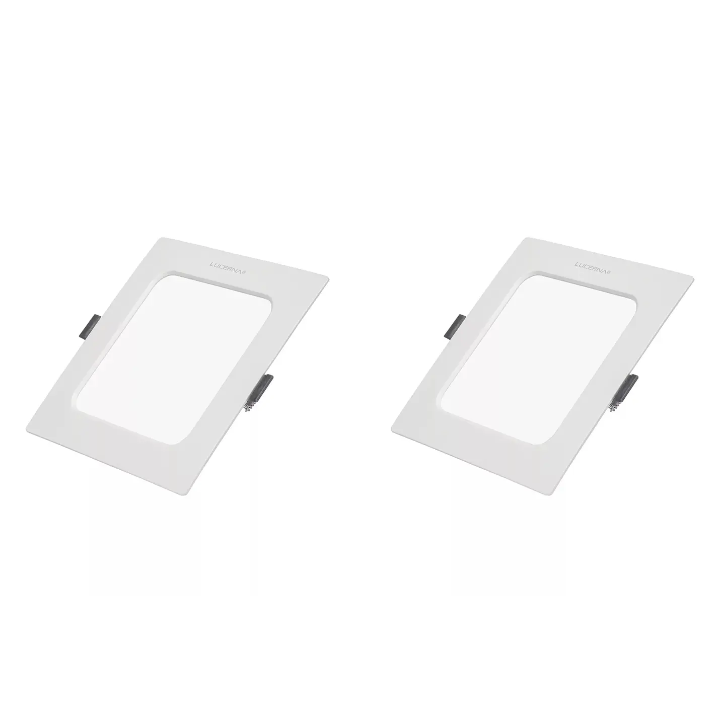2 Pack Panel DOB Empotrable Cuadrado 8″, 20W, 6500K, Compact Lumen, LUCERNA 1