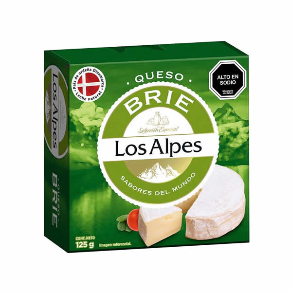 QUESO BRIE LOS ALPES, 125grs (DINAMARCA)