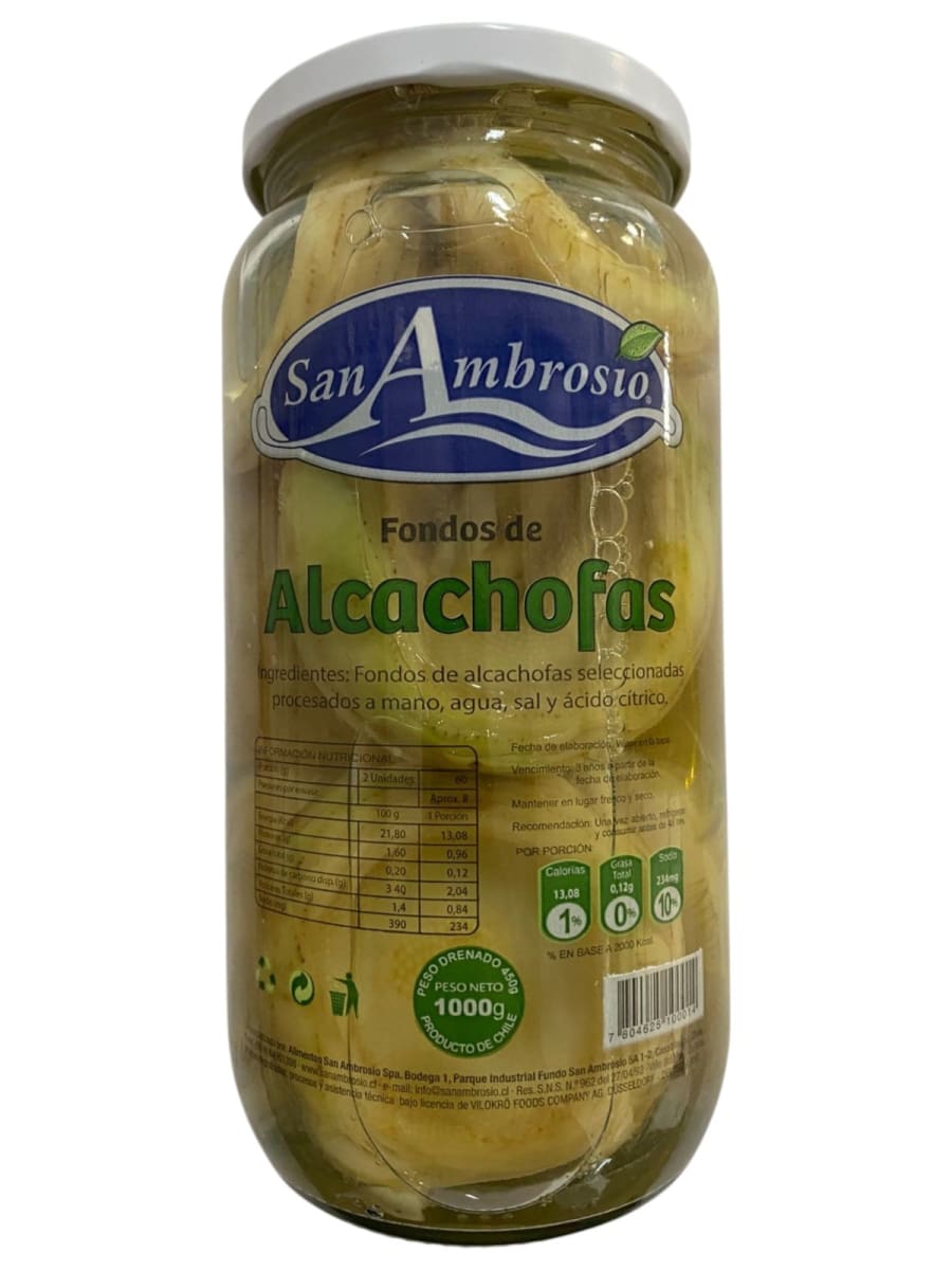 FONDO ALCACHOFA AL AGUA