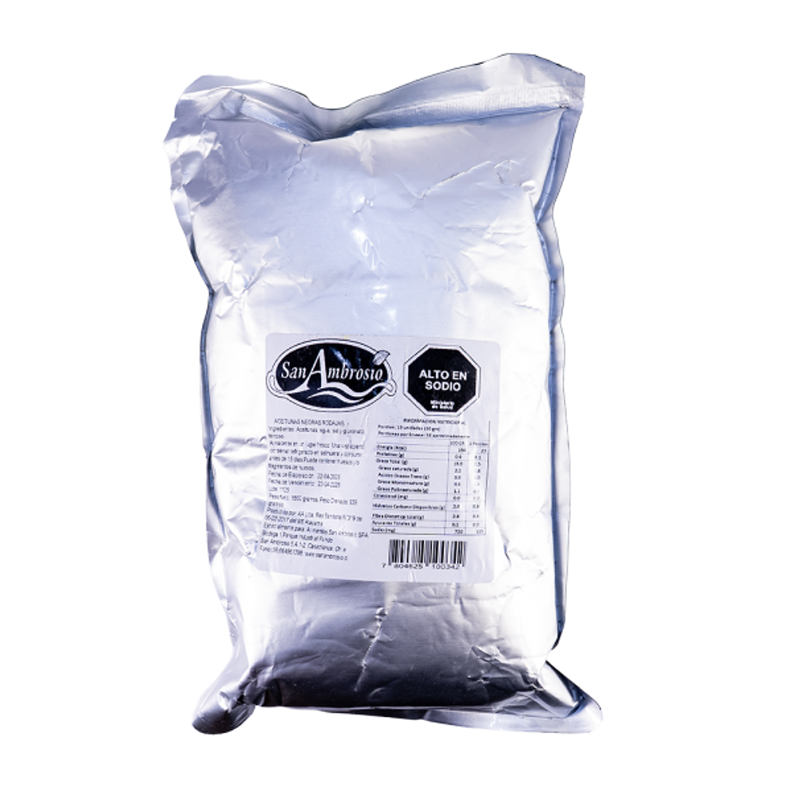 ACEITUNA NEGRA DESCAROZADA SAN AMBROSIO 2