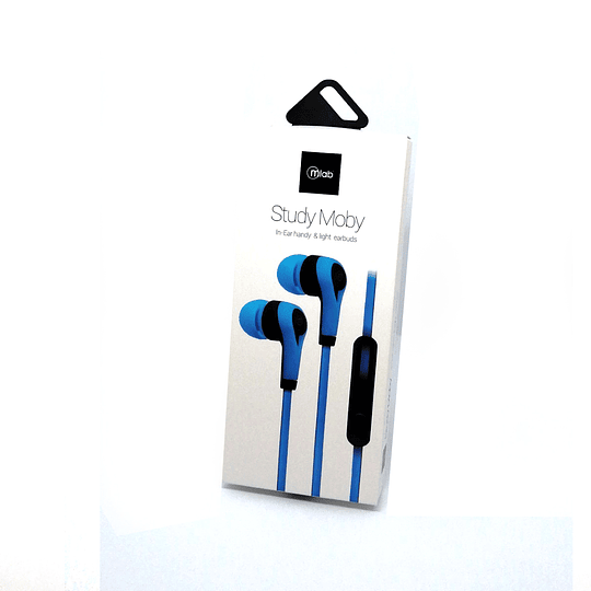 Audífono Study Moby IN-EAR Azul ($2.800 al comprar 3 unidades o más)