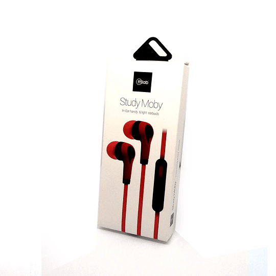 Audífono Study Moby IN-EAR Rojo ($2.800 al comprar 3 unidades o más)