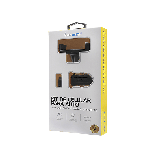 Kit de Celular para Auto - 3 en 1 ($3.990 al comprar 3 unidades o más)